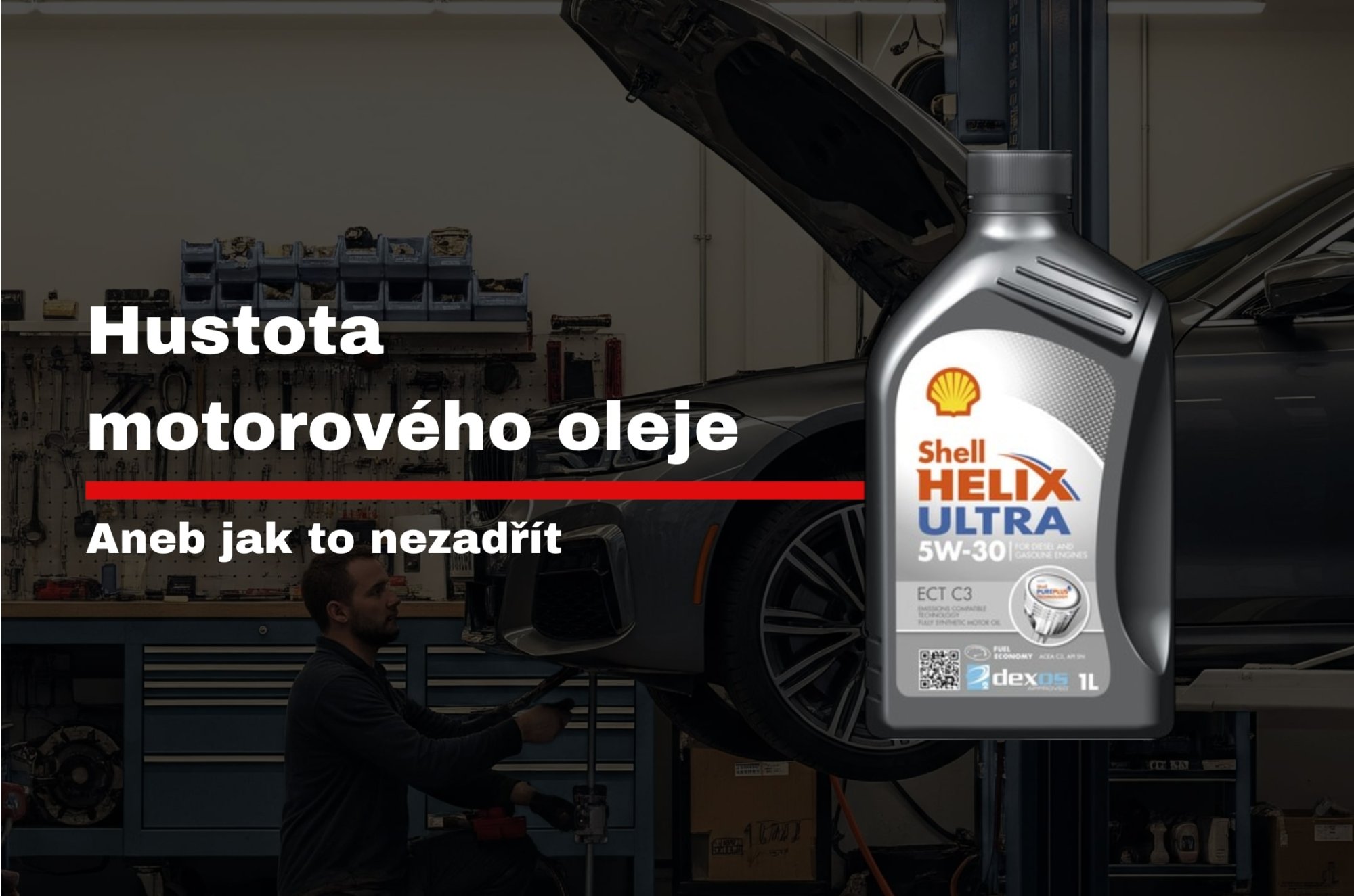 Hustota motorového oleje: Co znamená 10W40?