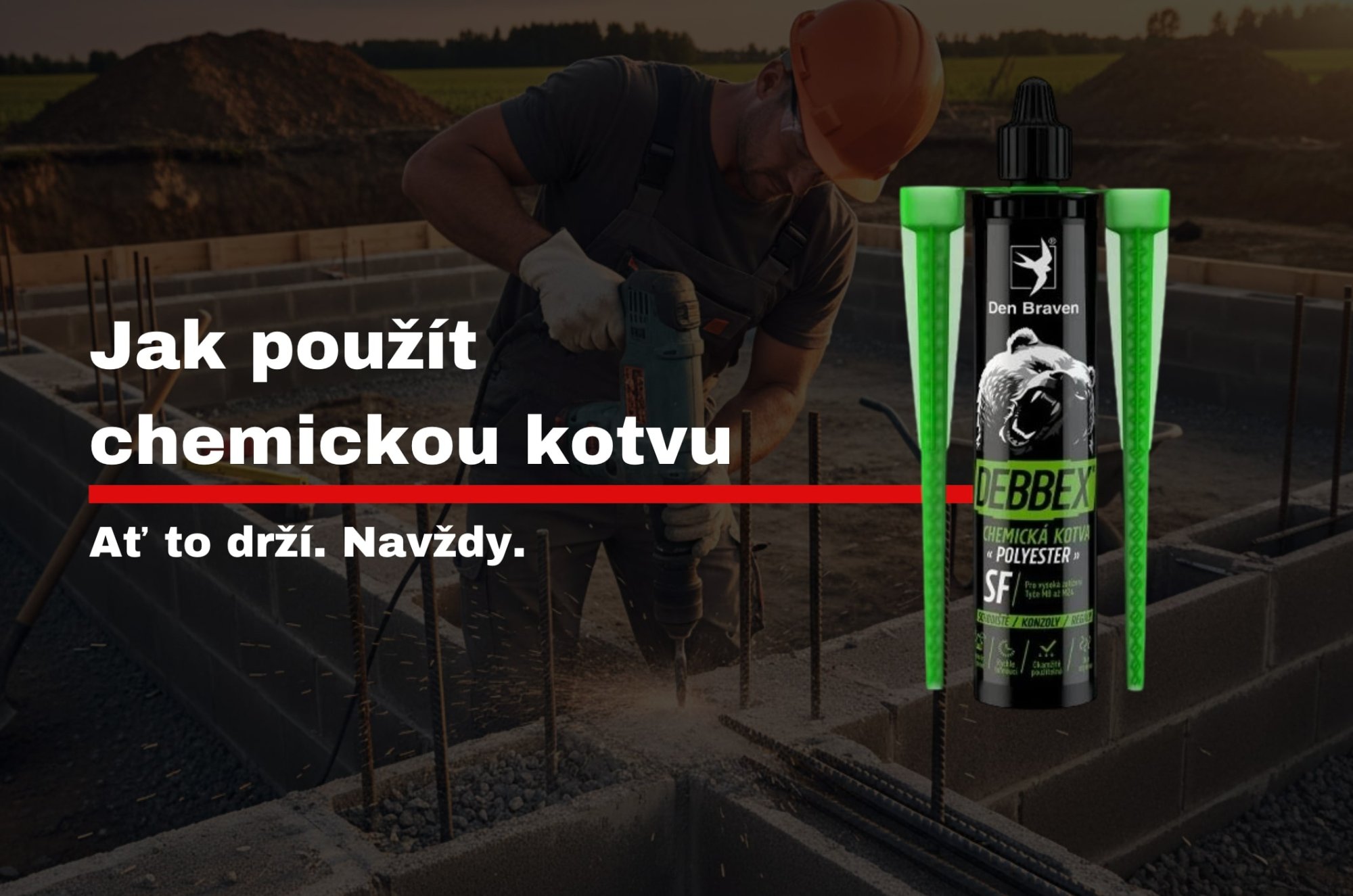 Jak použít chemickou kotvu