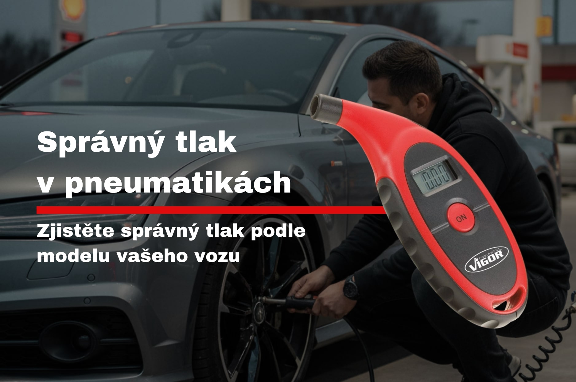 Správný tlak v pneumatikách podle modelu auta