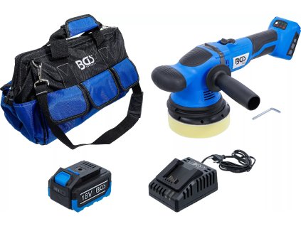 Excentrická AKU leštička, sada, 18 V - BGS 7394