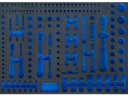 Prázdná pěnová výplň na gola sadu 1/2", 3/8" a 1/4" - BGS 4036-1