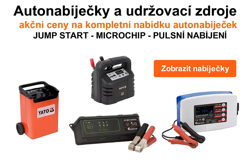 autonabíječky a udržovací zdroje