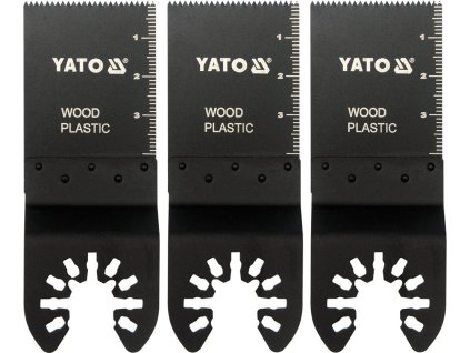 Pilový list na ponor. řezy HCS pro multifunkci, 34mm (dřevo, plast), sada 3ks