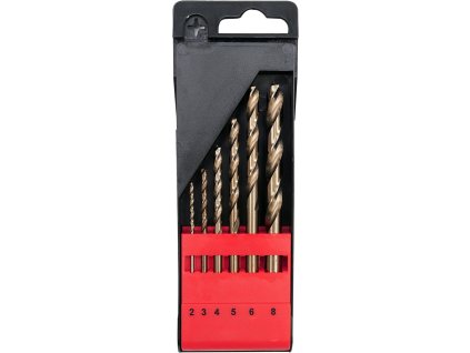 Sada vrtáků na kov 6ks HSS-COBALT 2-8mm
