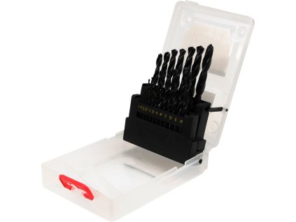 Sada vrtáků na kov 19 ks