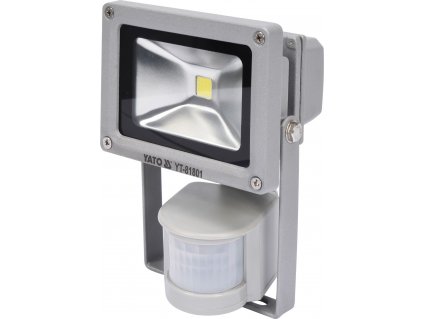 Reflektor s vysoce svítivou COB LED, 10W, 700lm, IP44, pohyb. senzor