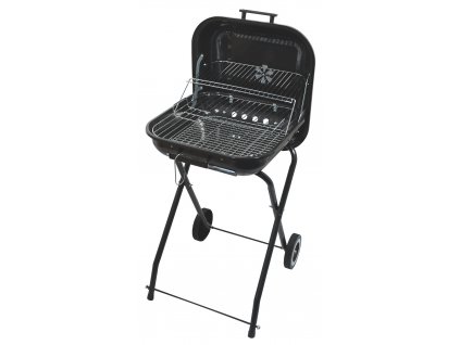 22109 6 gril na drevene uhli obdelnikovy trapani 46cm