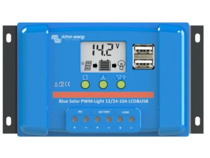 PWM solární regulátor Victron Energy BlueSolar-LCD&USB 5A