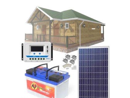 Solární systém 60Wp/12V, 60Ah