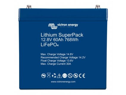 6378 O victron energy lithium superpack 12 8v 60ah 768wh front kopie