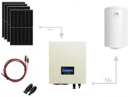 Sada pro ohřev vody v kotli ECO Solar Boost PRO 1500W MPPT