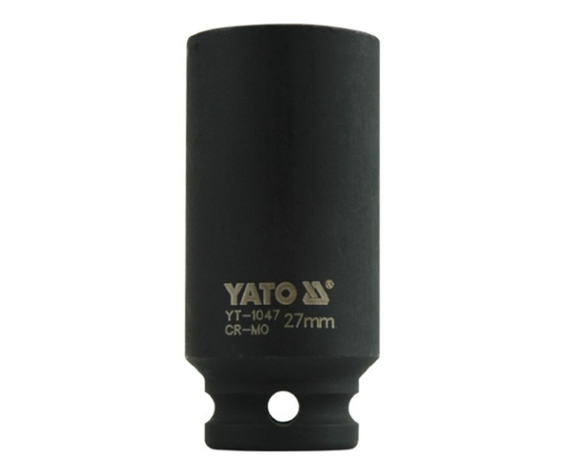 Yato Nástavec 1/2" rázový šestihranný hluboký 27 mm CrMo