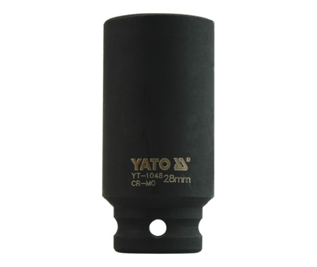 Yato Nástavec 1/2" rázový šestihranný hluboký 28 mm CrMo
