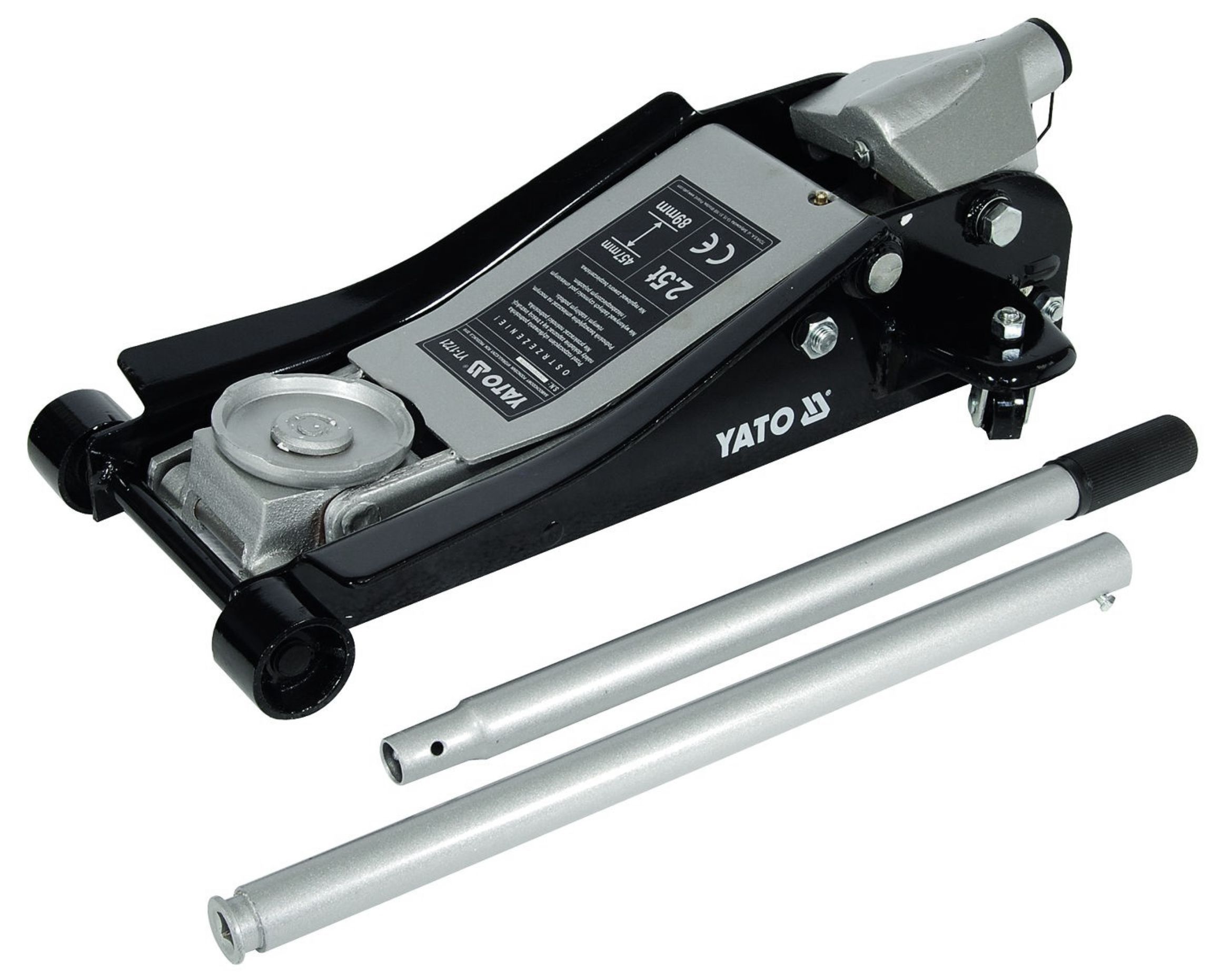 Hever pojízdný hydraulický - nízkoprofilový 2,5T 89-457mm