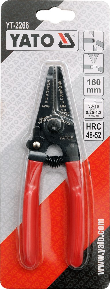 Yato Kleště odizolovací průměr 0,25-1,3 mm