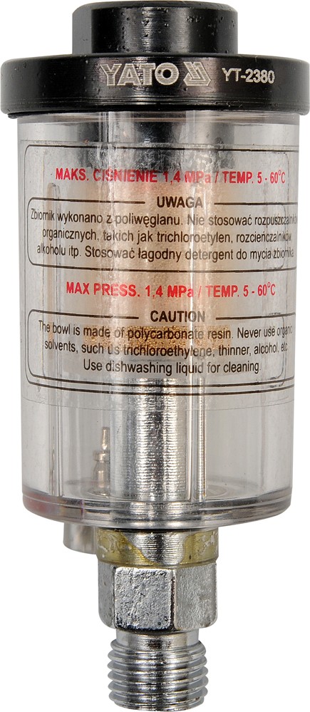 Yato Filtr vzduchu 1/4", max 1,4MPa