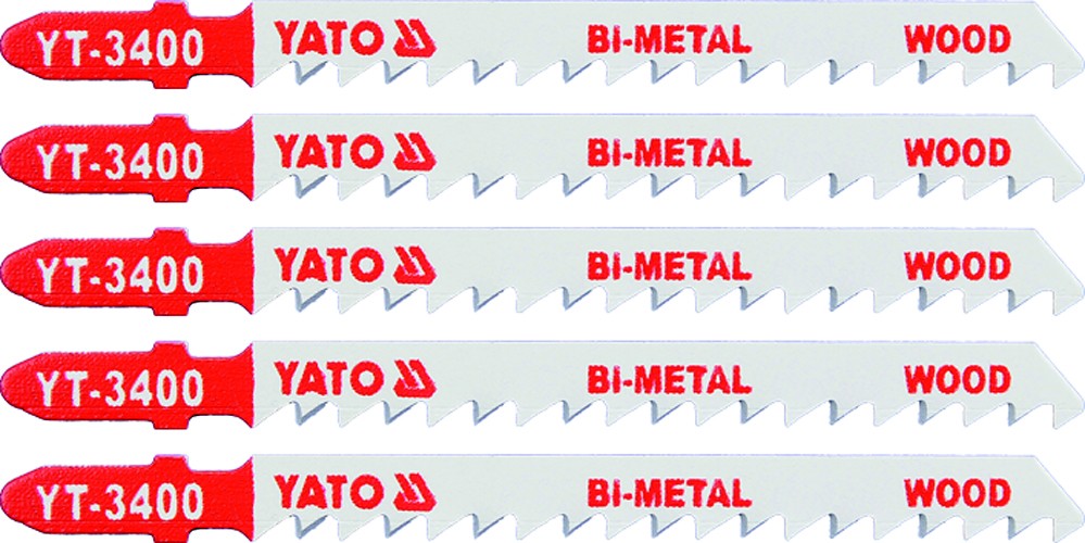 List do přímočaré pily 100 mm na dřevo TPI6 5 ks Bi-Metal