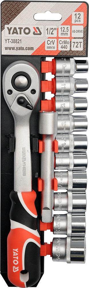 Yato Gola sada 1/2" 12 ks AS DRIVE