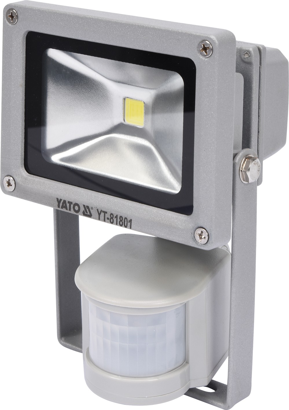 Yato Reflektor s vysoce svítivou COB LED, 10W, 700lm, IP44, pohyb. senzor