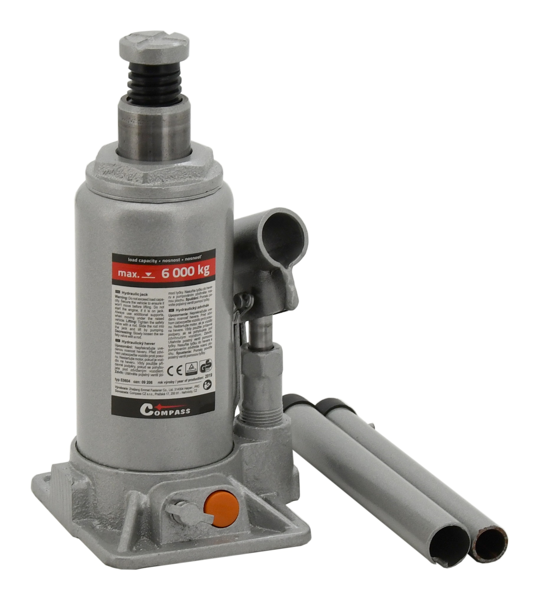 Compass Hever hydraulický 6 t  TÜV EN 1494:2000+A1