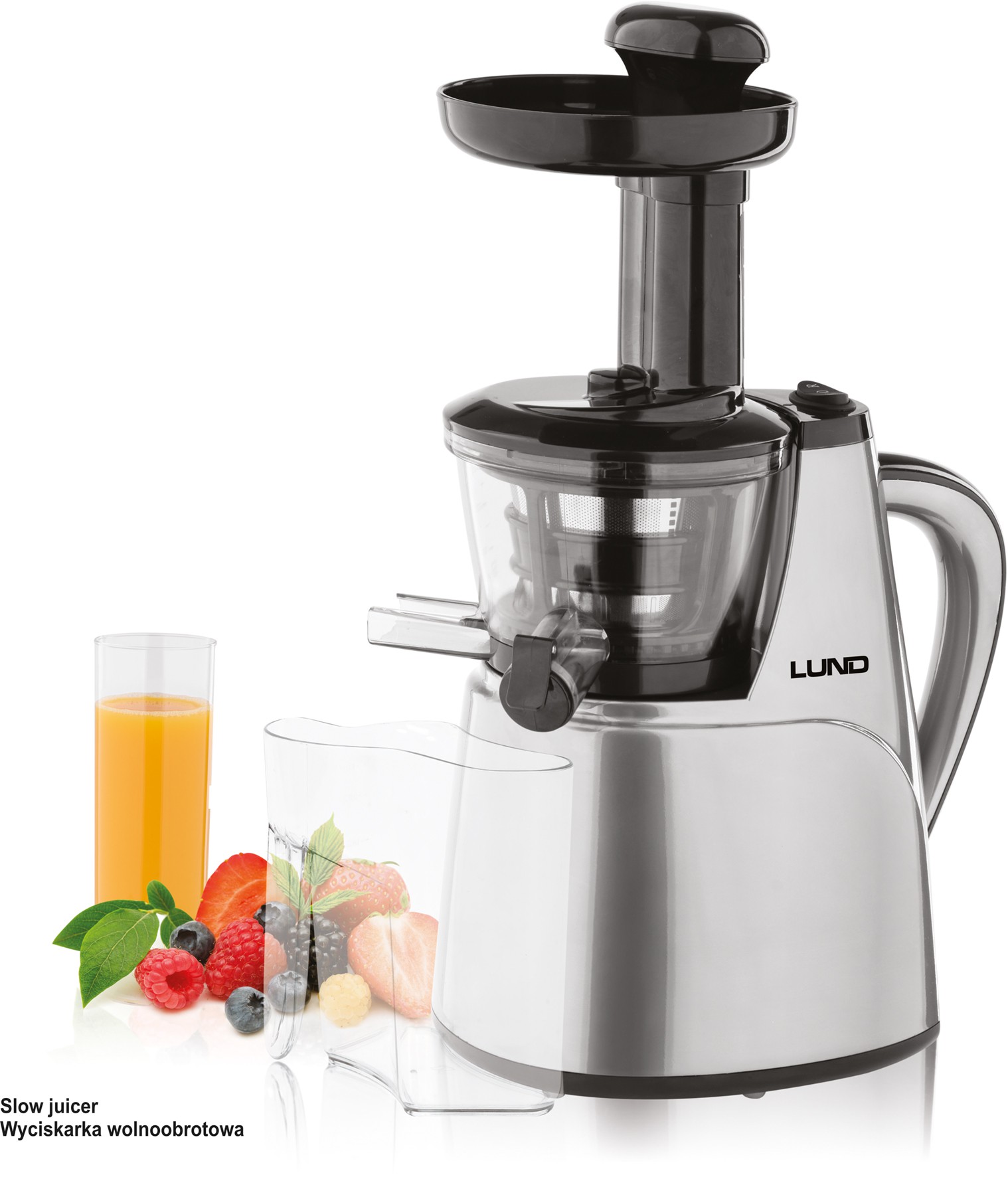 Lund Nízkootáčkový odšťavňovač 150W SILVER