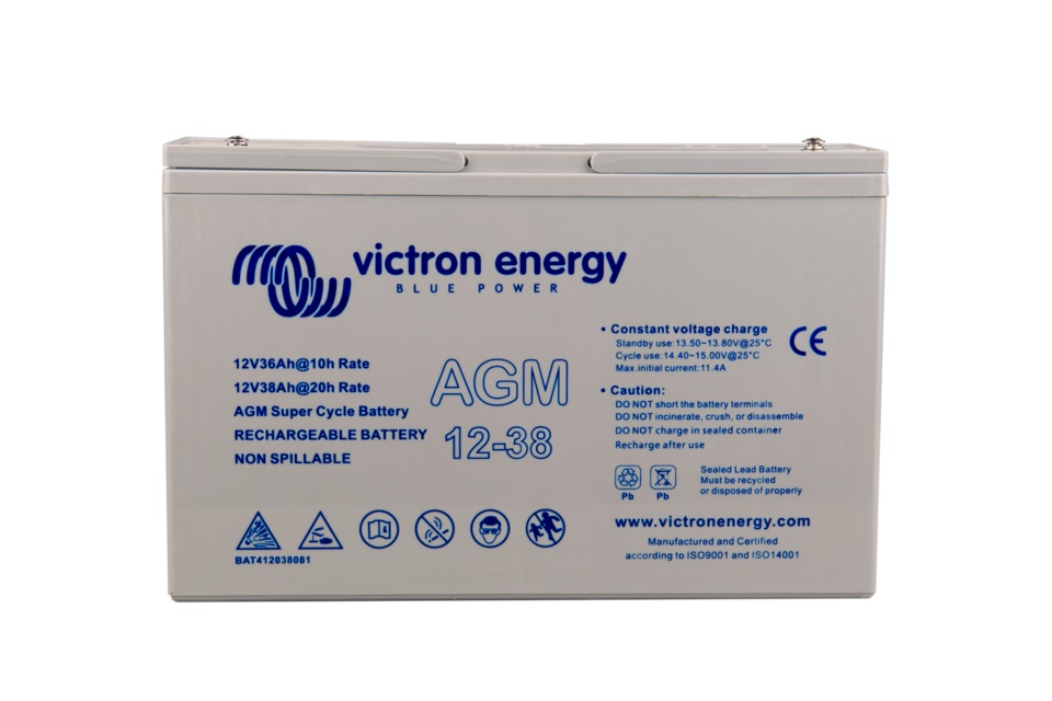 Fotografie Victron Energy B. V. Solární baterie Victron Energy AGM Super Cycle 25Ah