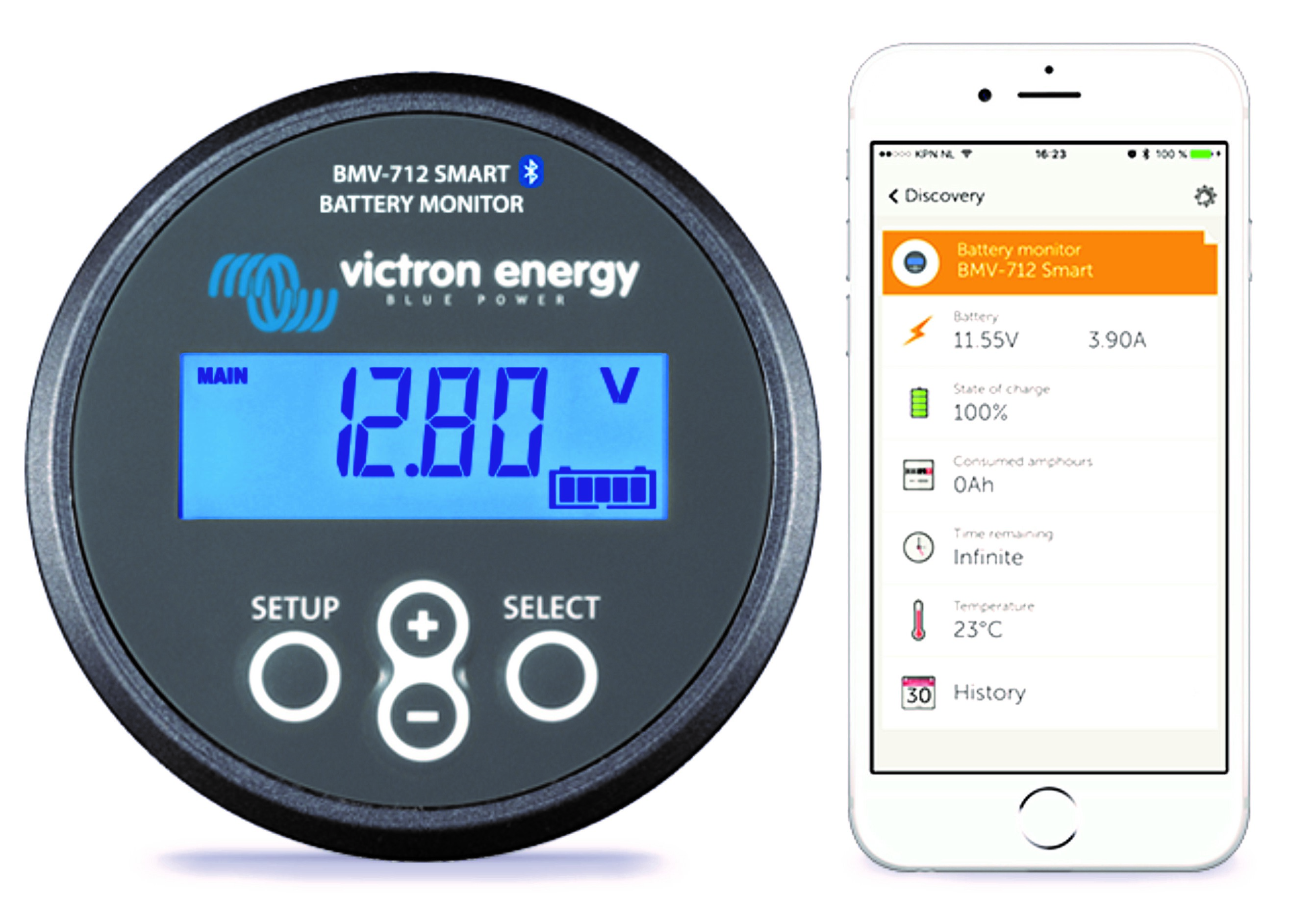 Fotografie Victron Energy B. V. Sledovač stavu BMV 712 Smart