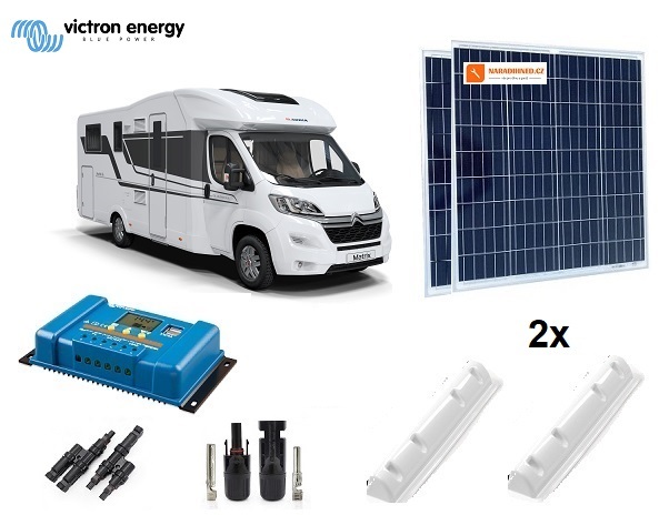 Sestava do karavanu nebo lodě 180Wp PWM
