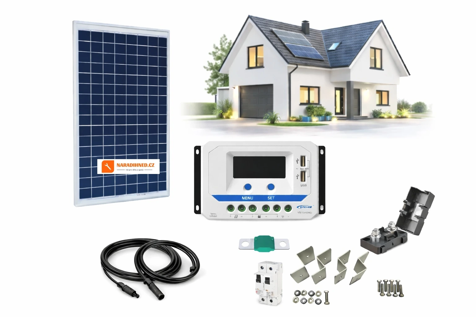 Solární ostrovní systém 30Wp/12V