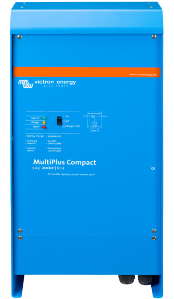 Victron Energy B. V. Měnič/nabíječ Victron Energy MultiPlus C 24V/2000VA/50A-30A