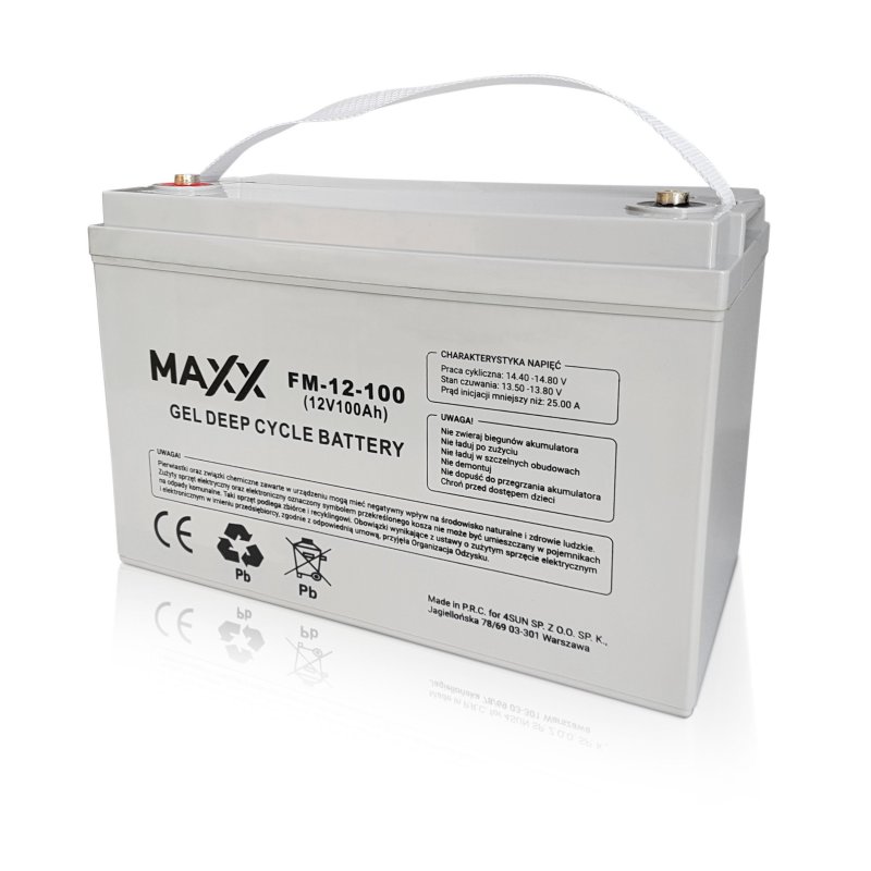 MAXX Gelová baterie 12-FM-100 100Ah 12V