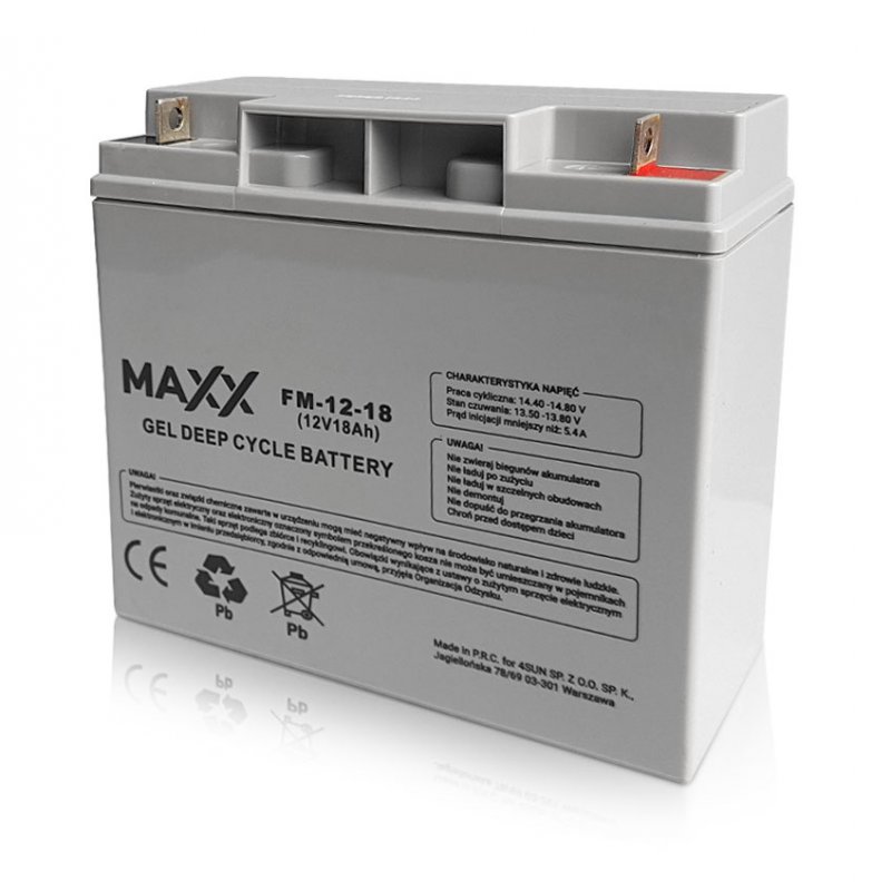 MAXX Gelová baterie 12-FM-18 18Ah 12V