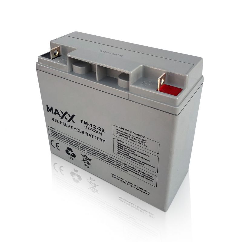 MAXX Gelová baterie 12-FM-22 22Ah 12V