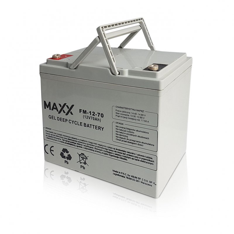 MAXX Gelová baterie 12-FM-70 70Ah 12V