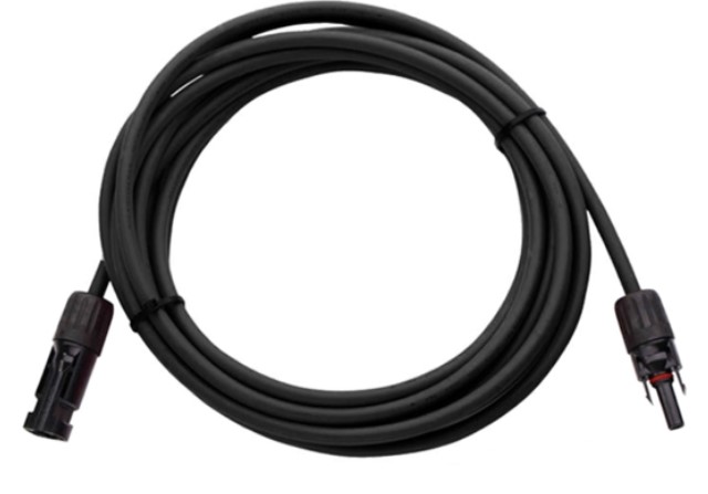 4SUN Prodlužovací solární kabel 0,5m 4 mm², UV ochrana - s konektory