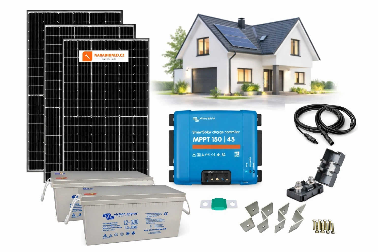 Ostrovní solární systém 1155Wp Victron Energy