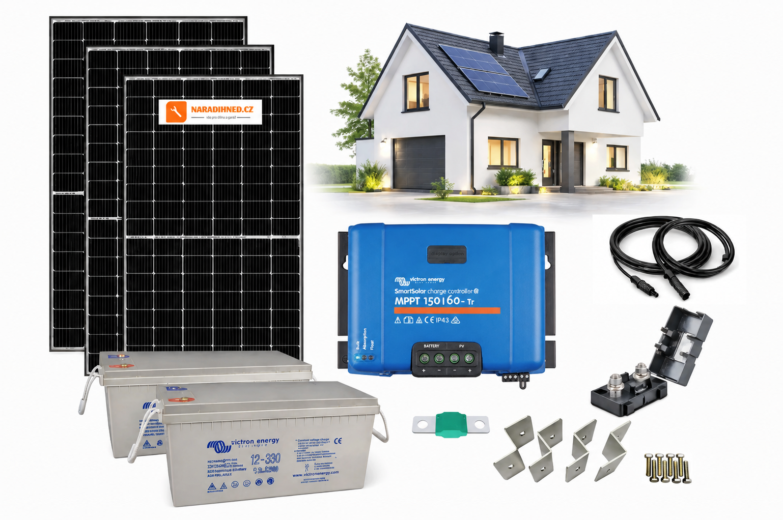 Ostrovní solární systém 1125Wp Victron Energy