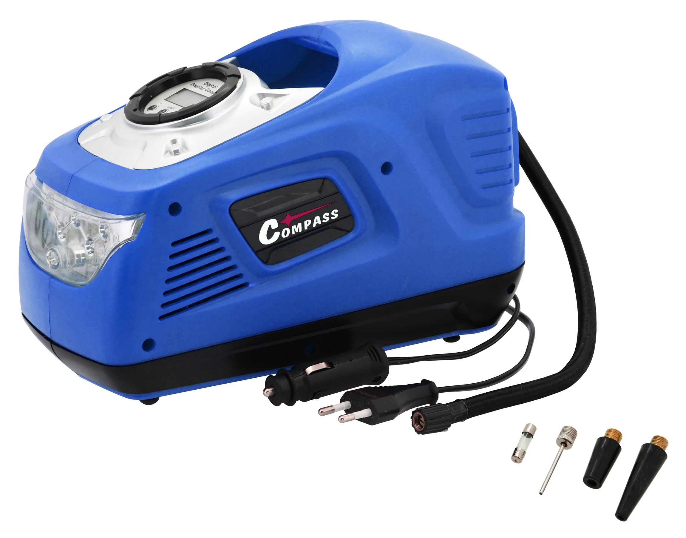 Compass Kompresor 12/230V MAMMOTH digitální se světlem