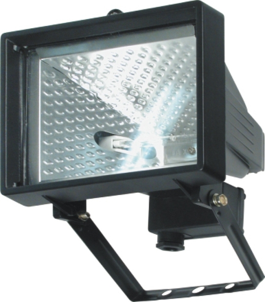 Lampa halogenová 120 W černá