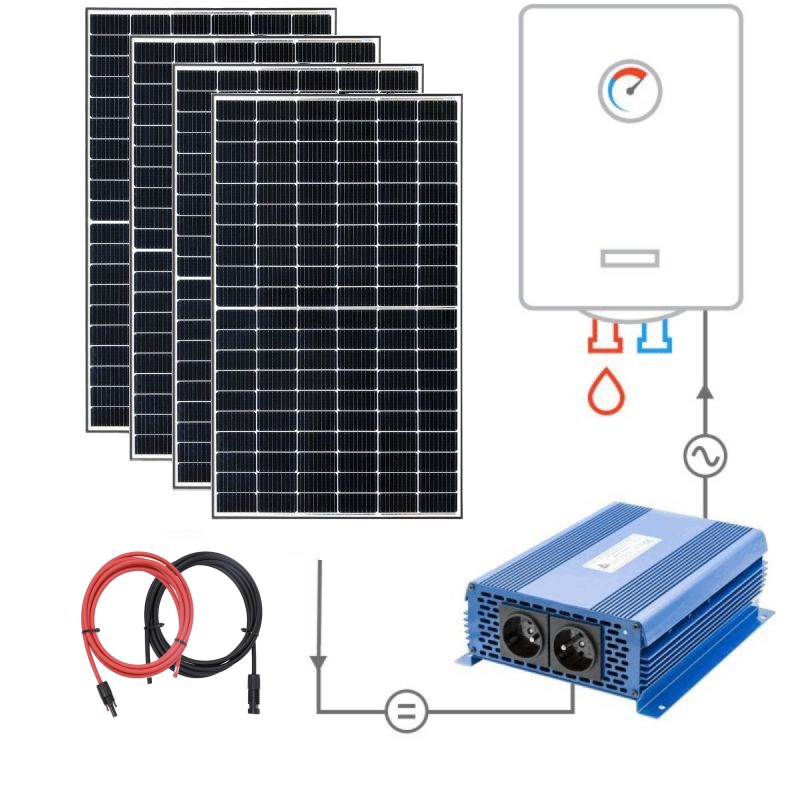 JA Solar Sada pro ohřev vody 1540Wp + MPPT ECO SOLAR Boost