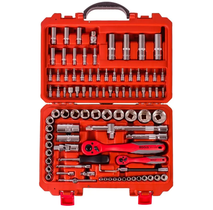 Gola sada 1/2", 1/4", + příslušenství 94 Ks ROOKS