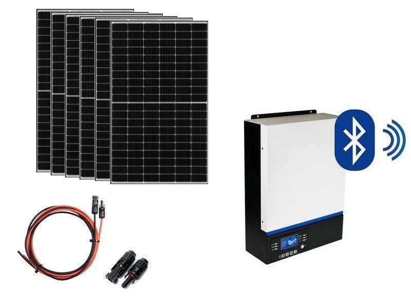 Fotografie Solární hybridní off-grid systém 2300Wp - 24V ESB 3kW