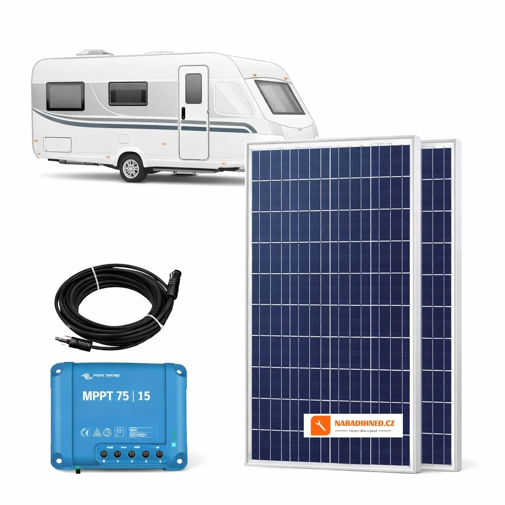 190Wp sestava Victron Energy caravan (MPPT)