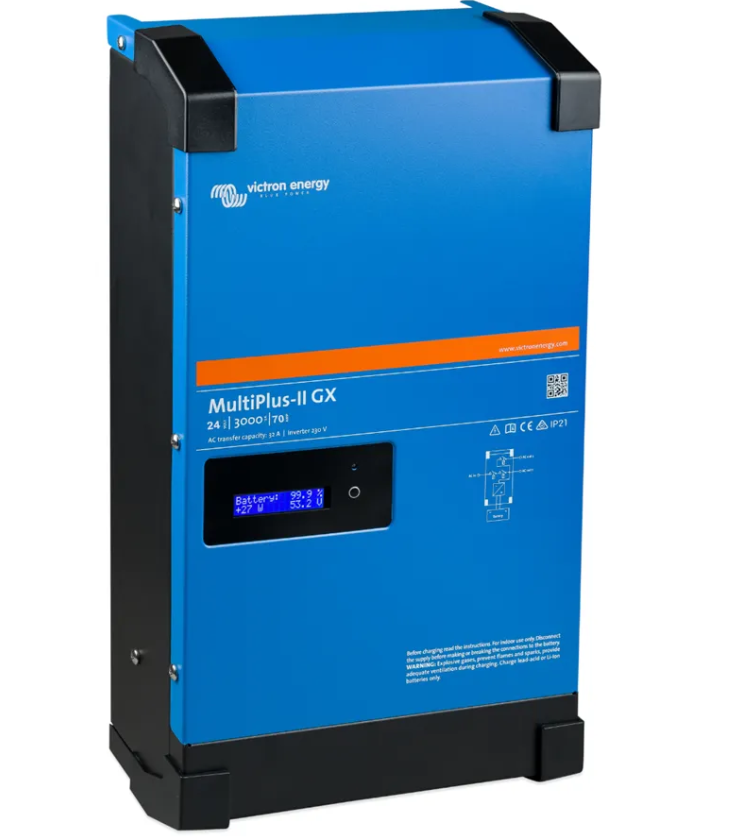 Fotografie Victron Energy B. V. Měnič/nabíječ Victron Energy MultiPlus-II GX 24V/3000VA/70A-32A PMP242306000