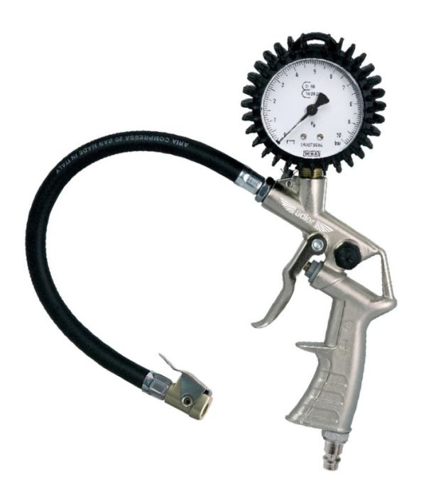 Pistole na huštění s manomentrem HOMOLOGACE