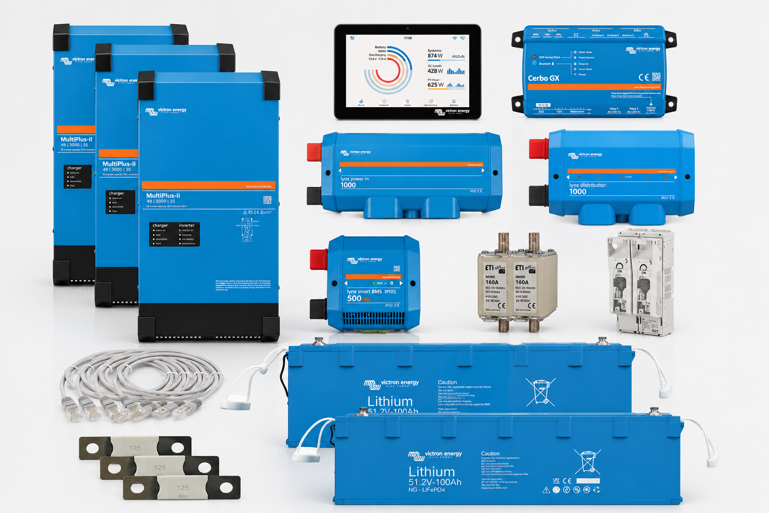 Victron Energy UPS 3F, 48V/3000VA, 10.24 kWh