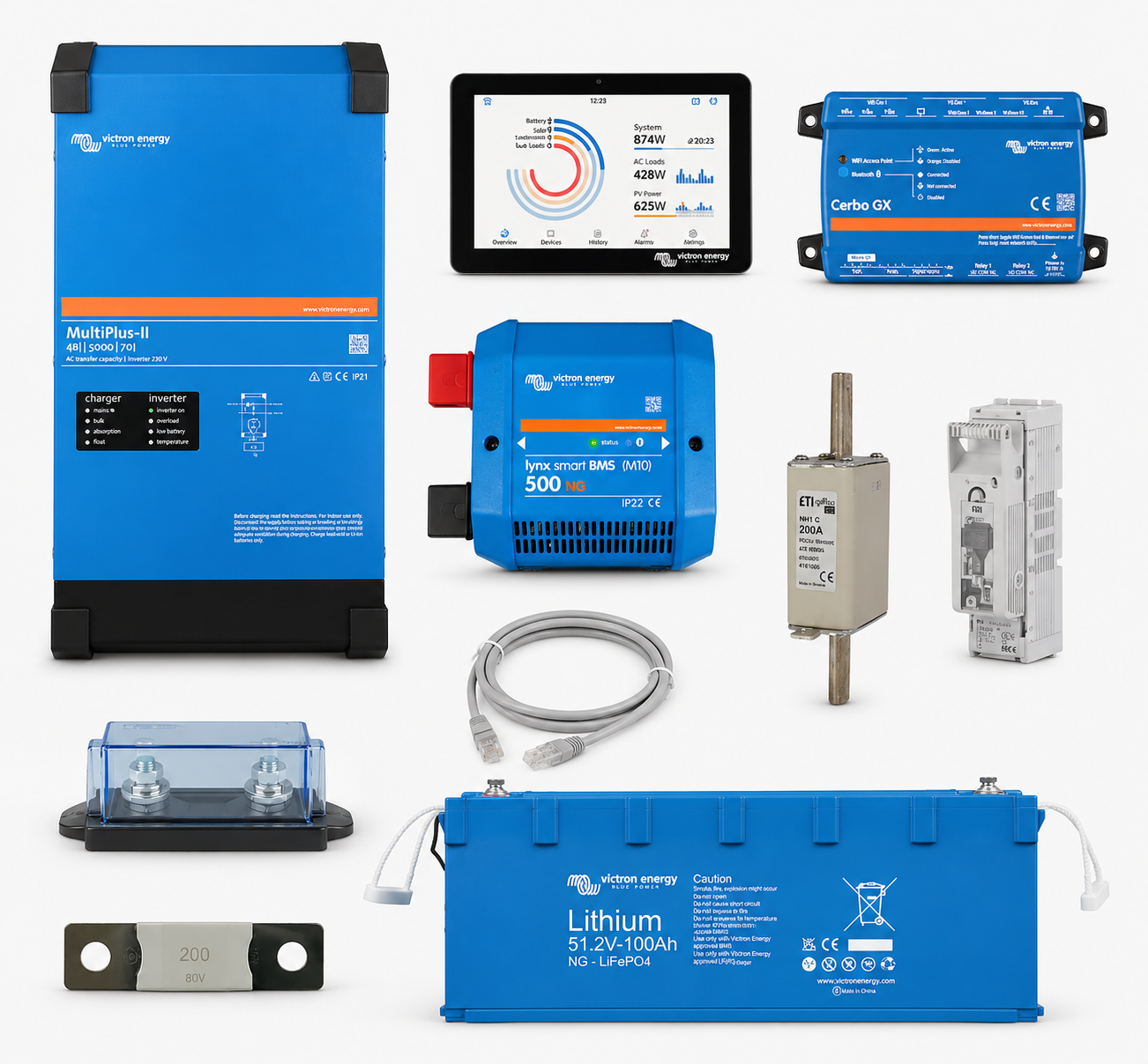 Victron Energy UPS 1F, 48V/5000VA, 5.12 kWh