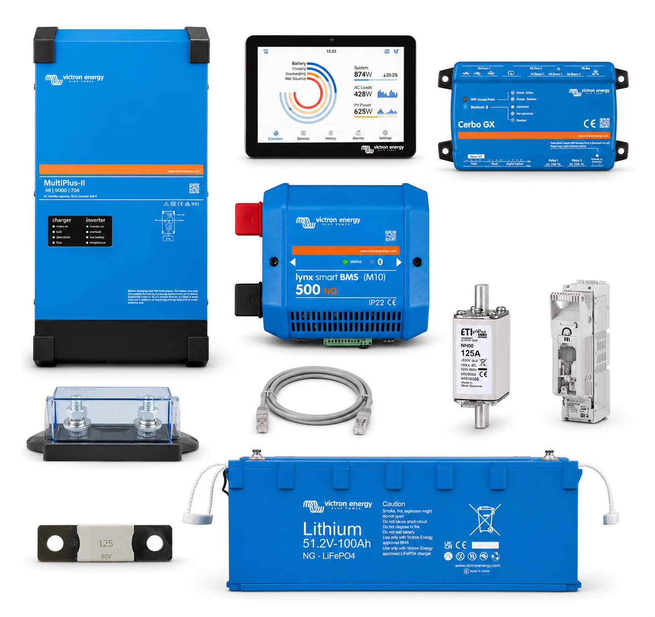 Victron Energy UPS 1F, 48V/3000VA, 5.12 kWh