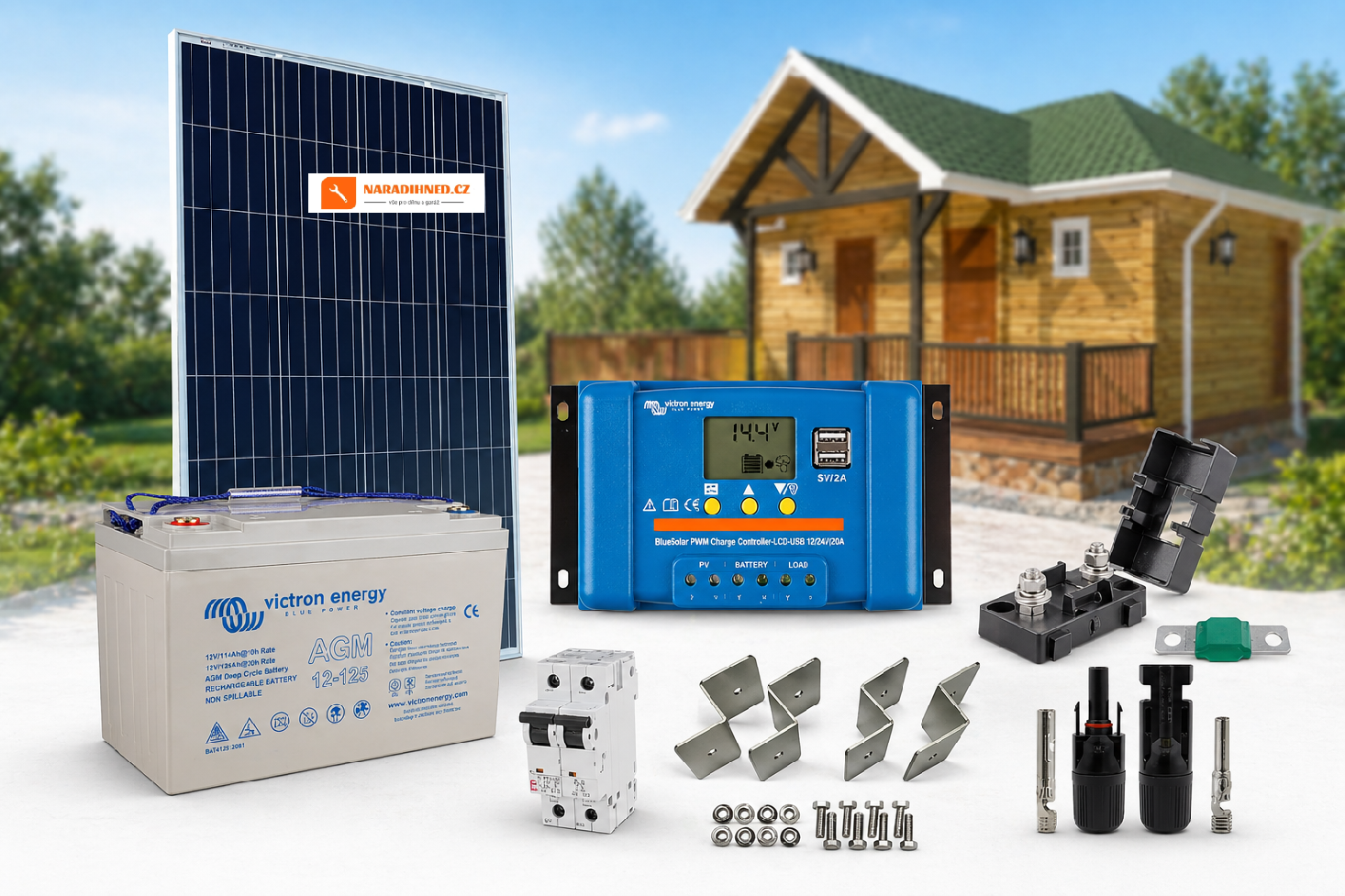 Ostrovní solární systém 175Wp Victron Energy