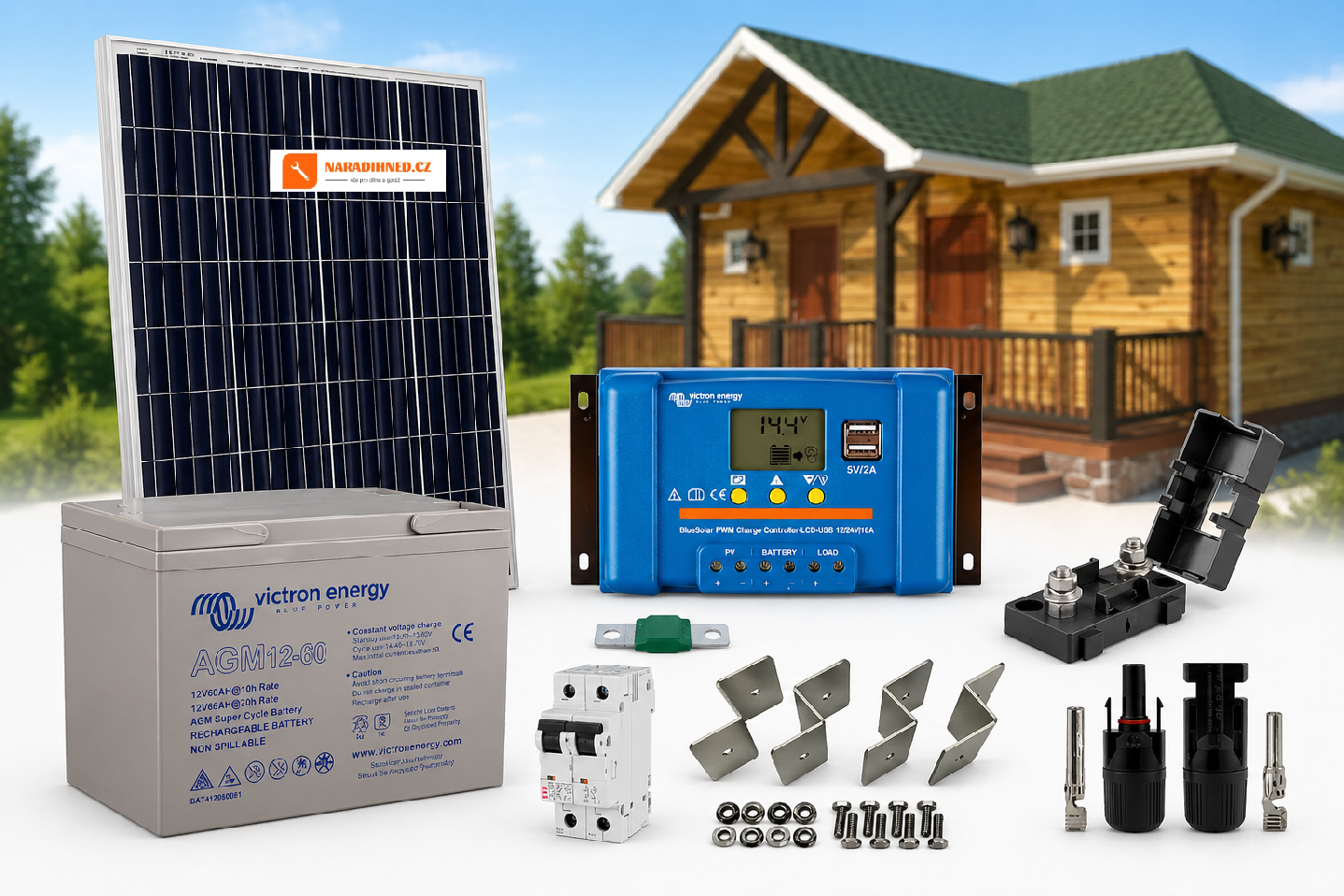 Ostrovní solární systém 130Wp Victron Energy